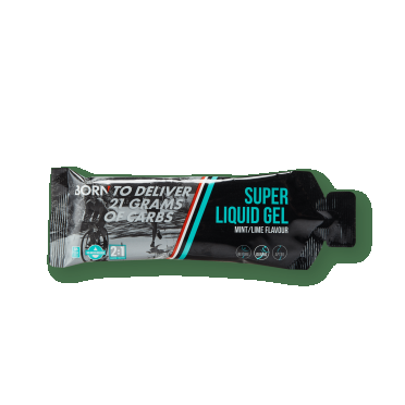 Born Super liquid gel Mint/Lime 2:1 + Caffeine box 12 x 55 ml 