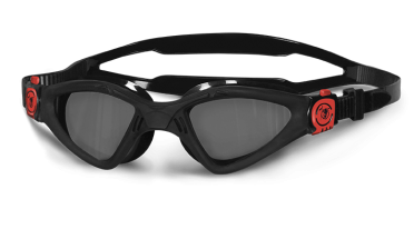 BTTLNS Archonei 1.0 getinte lens zwembril zwart/rood 