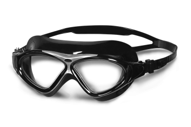 BTTLNS Essovius 1.0 transparante lens zwembril zwart/zilver 