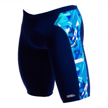 Funky Trunks Bashed Blue training jammer zwembroek heren 