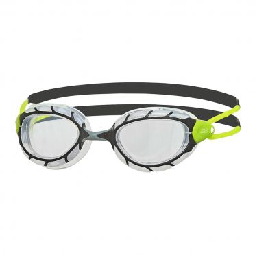 Zoggs Predator transparante lens zwembril zwart/groen 