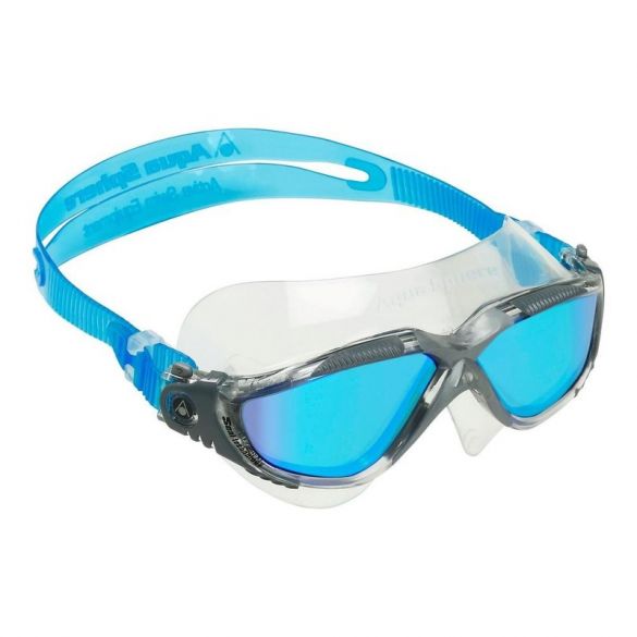 Aqua Sphere Vista blauw/Titanium spiegellens zwembril   AS169640