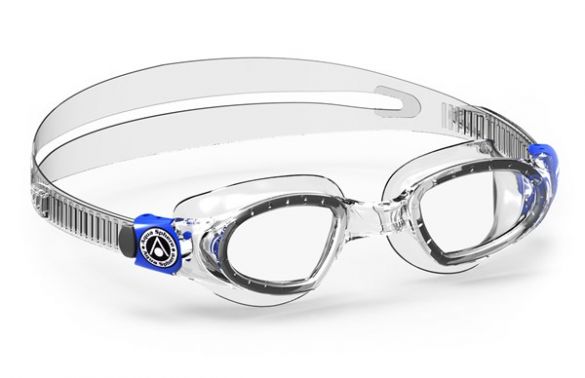Aqua Sphere Mako transparante lens zwembril silver  ASEP2850040LC