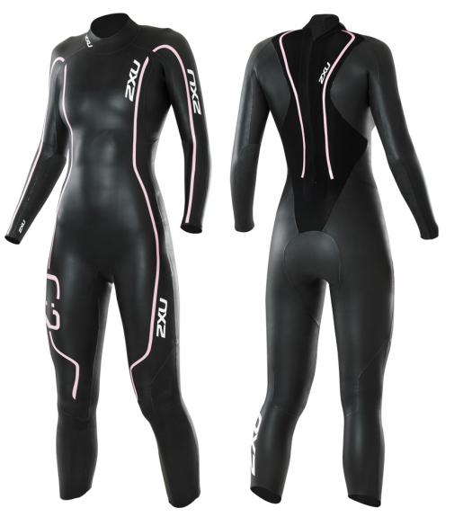 2XU C:2 comp dames wetsuit WW1584c zwart roze  WW1584c_blkpnk