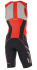 2XU Compression trisuit full zip zwart/rood/grijs heren  MT4443dFSC/FRG