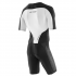 Orca Core race korte mouw trisuit zwart/wit heren  JVC602