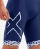 2XU Compression mouwloos trisuit blauw/wit heren  MT5517D-NVY/NWL